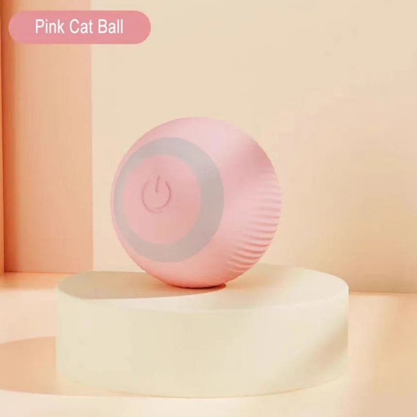 Interactive Electric Cat Ball - Automatic Rolling Smart Toy for Fun Indoor Play and Training!
