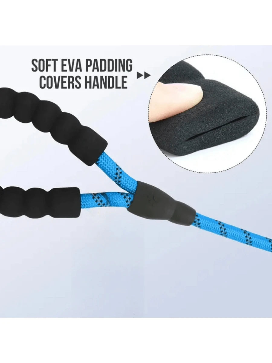 Premium Reflective Pet Leash & Adjustable Nylon Collar Set for Dogs of All Sizes