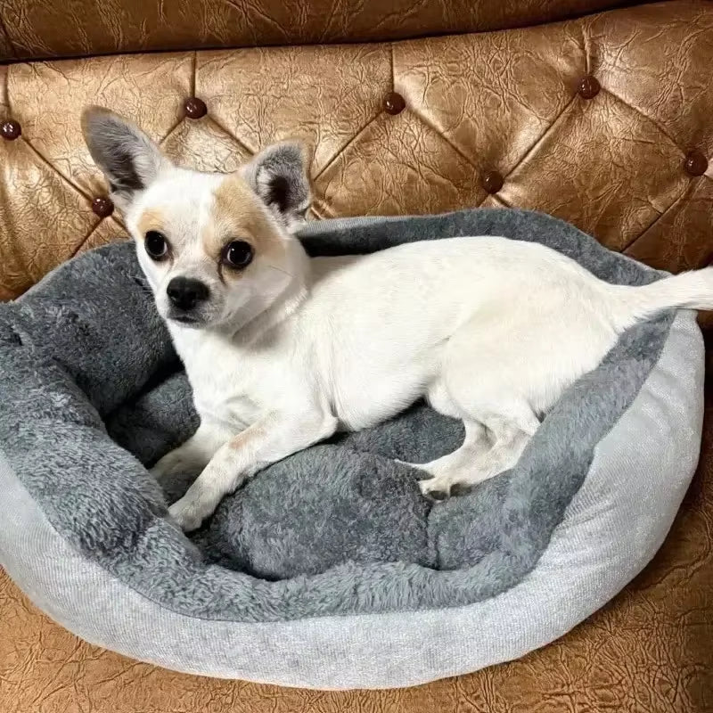 Ultimate Plush & Cozy Dog Bed - Perfect Sofa for Medium to Large Pets & Warm Cat House for Supreme Comfort