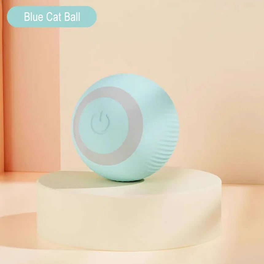 Interactive Electric Cat Ball - Automatic Rolling Smart Toy for Fun Indoor Play and Training!