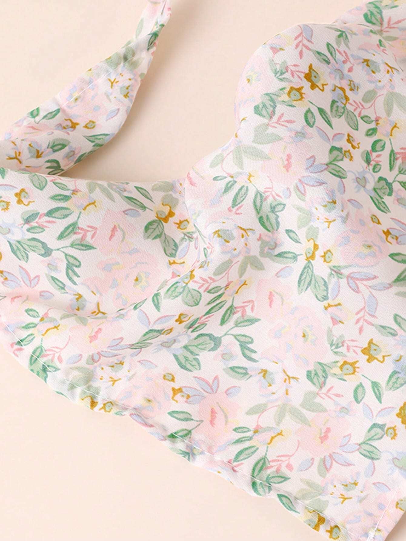 Charming Floral Print Dog Bandana - Perfect Accessory for Small to Medium Dogs!