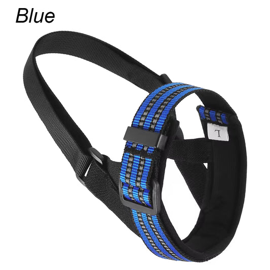 Reflective Tactical Muzzles for Big Dogs - Anti-Barking Training Rope & Essential Pet Accessories