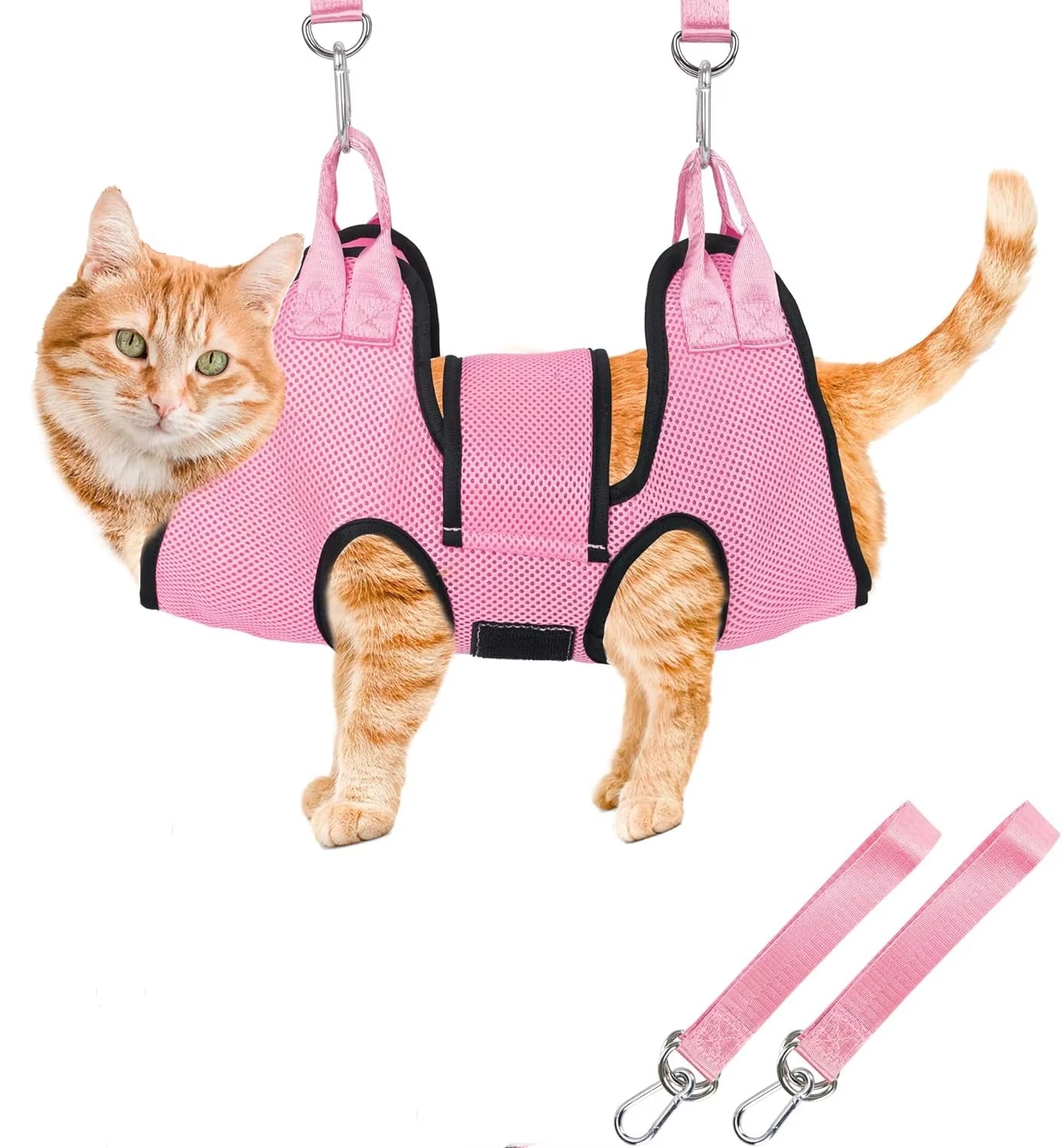 TONG Cat Grooming Hammock - Effortless Bathing, Nail Clipping & Grooming for Cats and Dogs