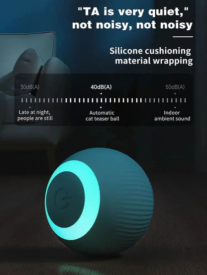 Interactive Electric Cat Ball - Automatic Rolling Smart Toy for Fun Indoor Play and Training!