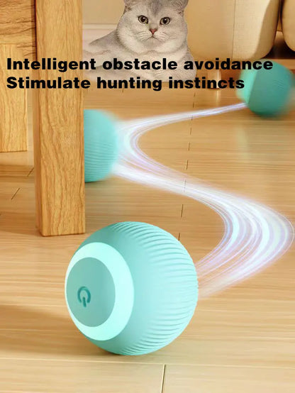 Interactive Electric Cat Ball - Automatic Rolling Smart Toy for Fun Indoor Play and Training!