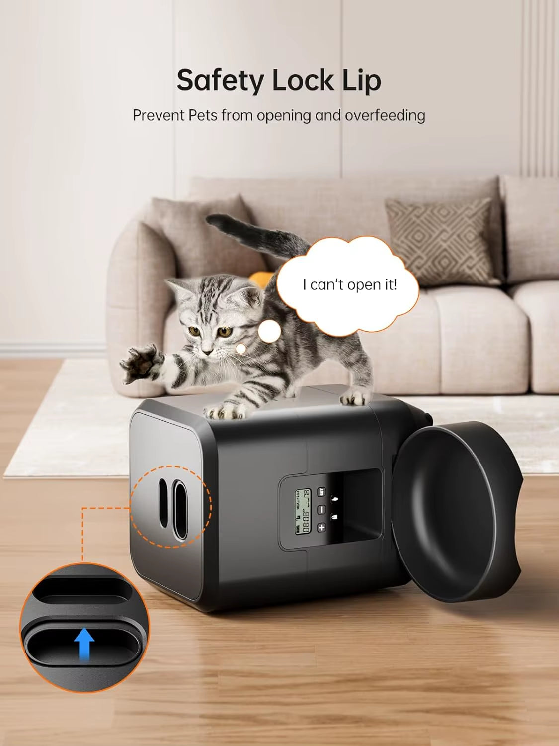 Smart Pet Feeder – 2 Liter Automatic Meal Times For Your Floofy Friend!