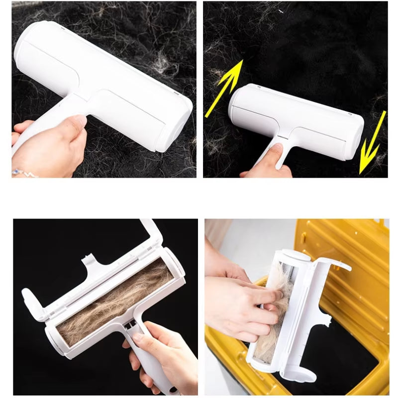 Ultimate 2-in-1 Pet Hair Roller & Lint Brush - Effortless Fur Removal for a Fur-Free Home!