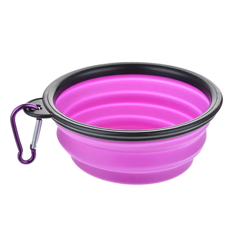 Ultimate Travel Silicone Dog Bowl - Collapsible & Portable 350/1000Ml Feeder for Pets