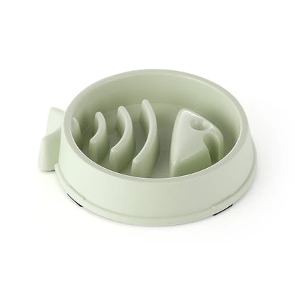 Healthy Slow Feed Bowl for Cats and Dogs - Anti-Choking Design, Non-Slip Base, Multiple Colors & Shapes Available!