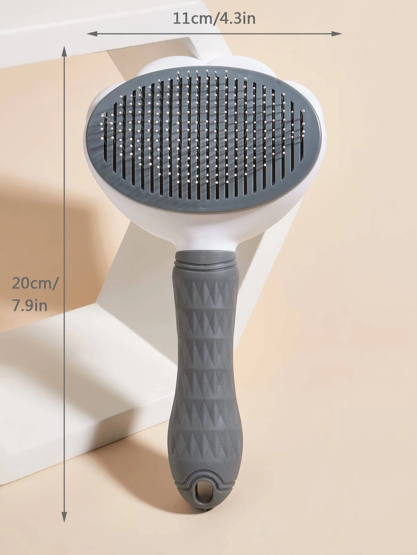 Ultimate Pet Hair Removal Brush - Self-Cleaning Grooming Tool for Dogs & Cats, Effortlessly Removes Loose Undercoat and Shedding Fur