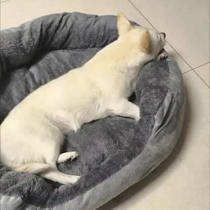 Ultimate Plush & Cozy Dog Bed - Perfect Sofa for Medium to Large Pets & Warm Cat House for Supreme Comfort