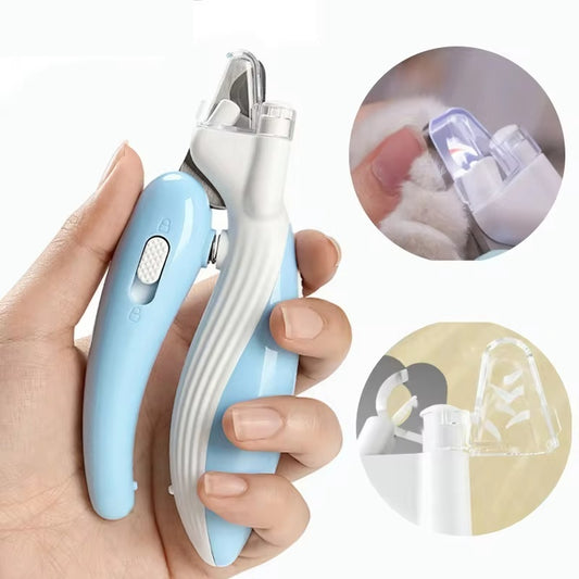 Professional Pet Nail Clippers and LED Electric Nail Grinder for Dogs and Cats