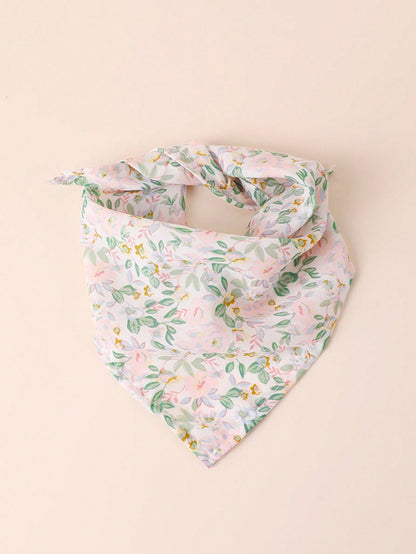 Charming Floral Print Dog Bandana - Perfect Accessory for Small to Medium Dogs!