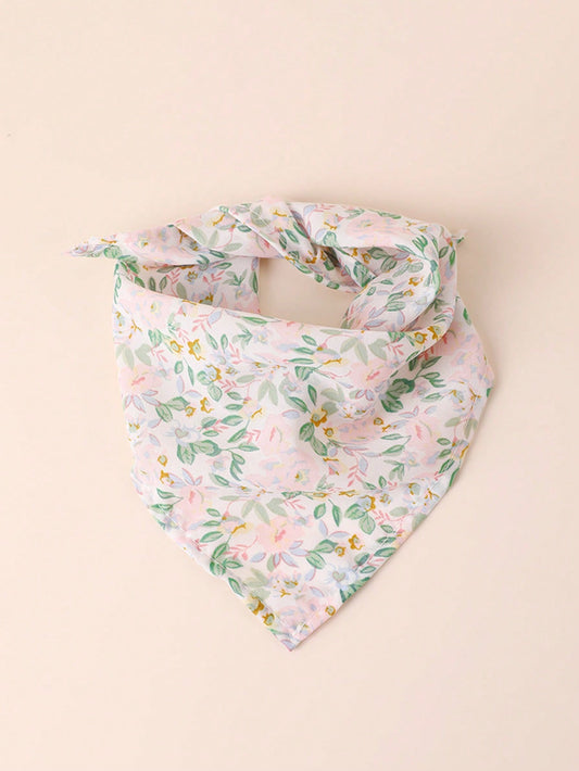Charming Floral Print Dog Bandana - Perfect Accessory for Small to Medium Dogs!