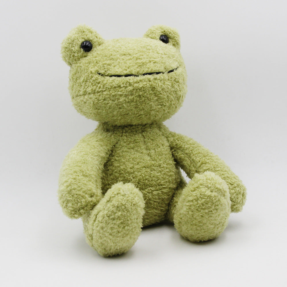 Adorable Green Frog Plush Toy - Perfect Companion for Kids and Collectors!
