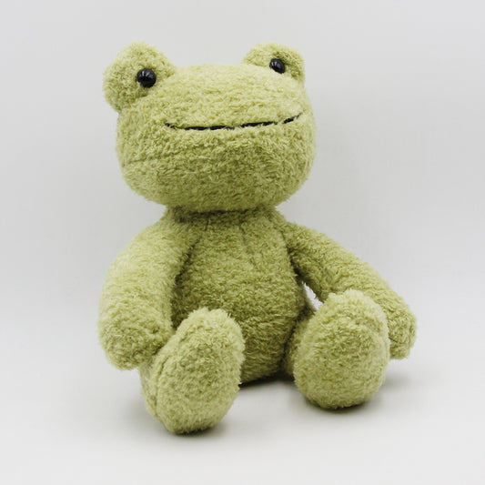 Adorable Green Frog Plush Toy - Perfect Companion for Kids and Collectors!