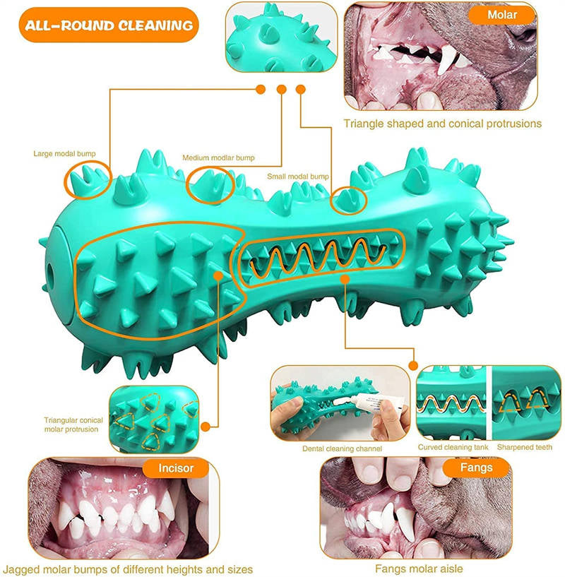 Ultimate Rubber Molar Stick: Chew Toys for Aggressive Dogs - Clean Teeth & Fresh Breath!